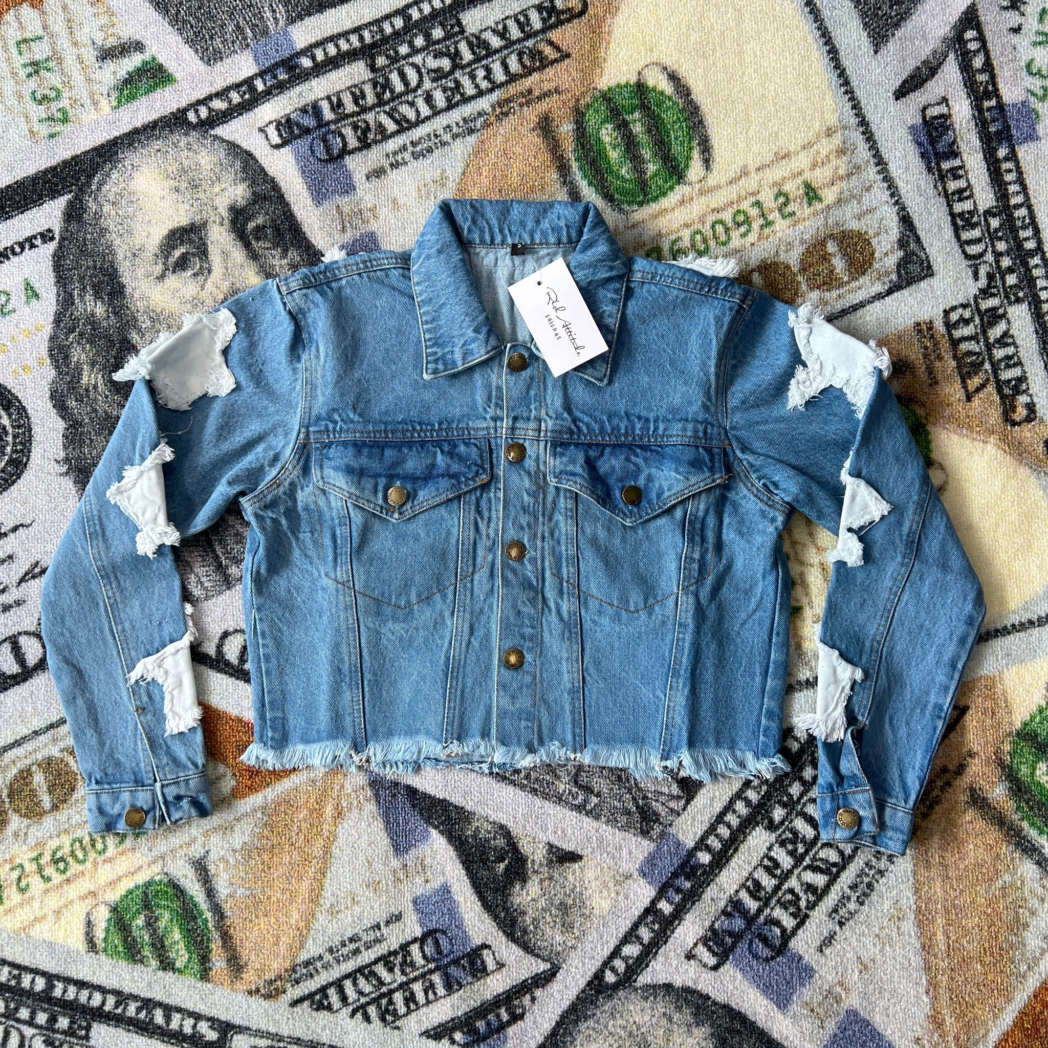 How to make a denim jacket into a vest - Bethany Lynne Makes
